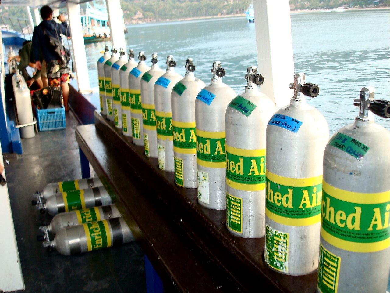 El Nitrox te permite bucear por más tiempo